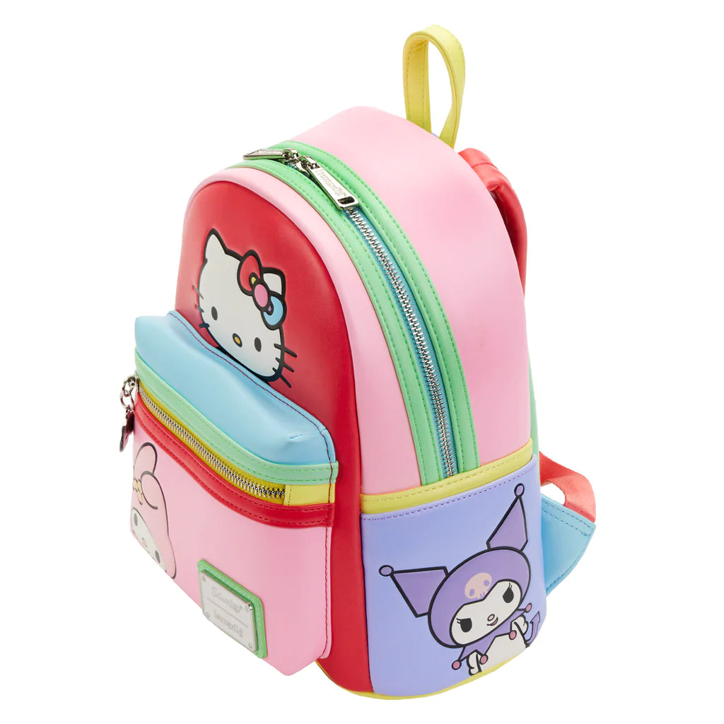 hello kitty little backpack Hello Kitty and Friends Color Block Mini Backpack – Pink House Boutique