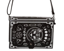 Load image into Gallery viewer, Cat Sealed Occult Book of Spells Purse
