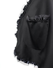 Load image into Gallery viewer, Steampunk Inspired Lace and Black Ladies Apron