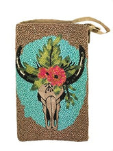 Load image into Gallery viewer, Beaded Cell Phone Purse