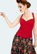 Load image into Gallery viewer, Red Sweetheart Halter Top