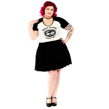 Load image into Gallery viewer, "Thick Thighs, Spooky Vibes" Raglan Skater Dress