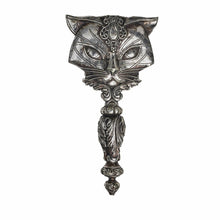 Load image into Gallery viewer, Pewter Sacred Cat Hand Mirror