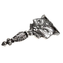 Load image into Gallery viewer, Pewter Sacred Cat Hand Mirror