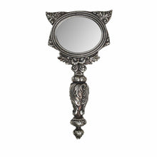 Load image into Gallery viewer, Pewter Sacred Cat Hand Mirror