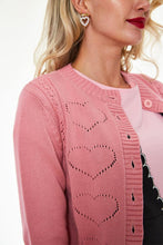 Load image into Gallery viewer, Etta Knit Heart Cardigan
