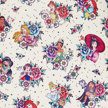 Load image into Gallery viewer, Disney Princess Floral Tattoo AOP Mini Backpack