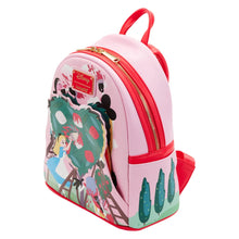 Load image into Gallery viewer, Alice in Wonderland Painting the Roses Red Mini Backpack