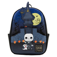 Load image into Gallery viewer, Jack Skellington Glow Mini Backpack
