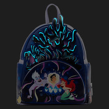 Load image into Gallery viewer, The Little Mermaid Ursula Lair Glow Mini Backpack