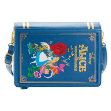 Load image into Gallery viewer, Alice in Wonderland Book Convertible Crossbody Bag
