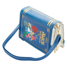 Load image into Gallery viewer, Alice in Wonderland Book Convertible Crossbody Bag
