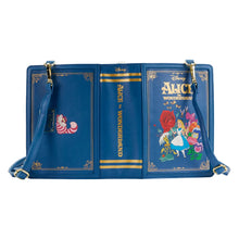 Load image into Gallery viewer, Alice in Wonderland Book Convertible Crossbody Bag