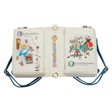 Load image into Gallery viewer, Alice in Wonderland Book Convertible Crossbody Bag