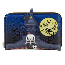 Load image into Gallery viewer, Jack Skellington Glow Zip Around Wallet