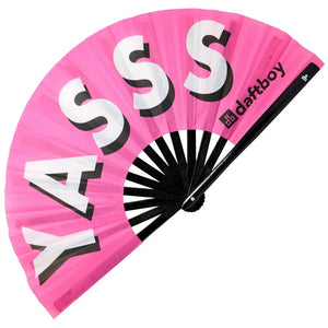 "Yassss" Xtra Large Hand Fan