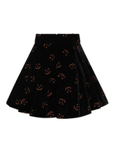 Load image into Gallery viewer, Adore Pumpkin Glitter Velvet Skater Skirt