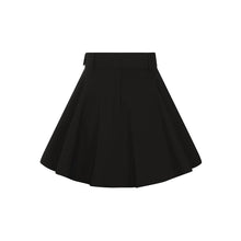 Load image into Gallery viewer, Adore Black Skater Skirt