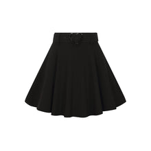 Load image into Gallery viewer, Adore Black Skater Skirt