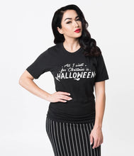 Load image into Gallery viewer, "All I Want For Christmas Is Halloween" Unisex Tee