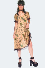 Load image into Gallery viewer, Apothecary Beige Lace Accented Slip Dress