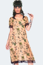 Load image into Gallery viewer, Apothecary Beige Lace Accented Slip Dress