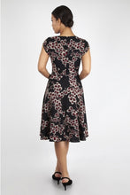 Load image into Gallery viewer, Peacock Feather Print Swing Dress
