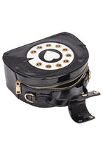 Load image into Gallery viewer, Black 80's Style Telephone Purse
