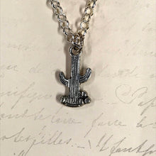 Load image into Gallery viewer, Ridged Cactus Charm Necklace
