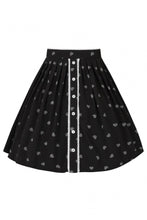 Load image into Gallery viewer, Ribcage Heart Mini Skirt