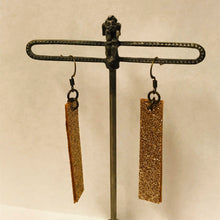 Load image into Gallery viewer, Leather Strip Earrings