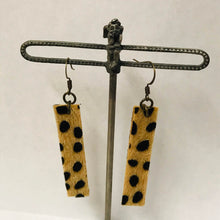 Load image into Gallery viewer, Leather Strip Earrings