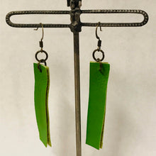 Load image into Gallery viewer, Leather Strip Earrings