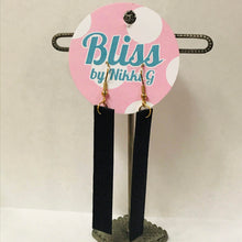 Load image into Gallery viewer, Leather Strip Earrings