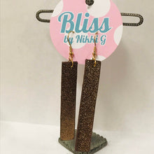 Load image into Gallery viewer, Leather Strip Earrings