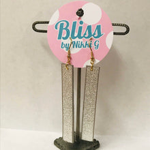 Load image into Gallery viewer, Leather Strip Earrings