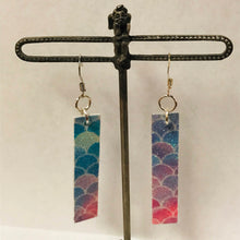 Load image into Gallery viewer, Leather Strip Earrings