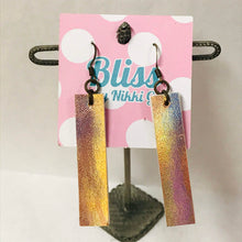 Load image into Gallery viewer, Leather Strip Earrings
