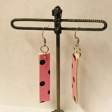 Load image into Gallery viewer, Leather Strip Earrings