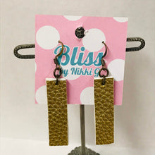 Load image into Gallery viewer, Leather Strip Earrings