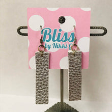 Load image into Gallery viewer, Leather Strip Earrings