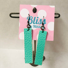 Load image into Gallery viewer, Leather Strip Earrings
