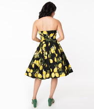 Load image into Gallery viewer, Lemon Orchard Swing Dress