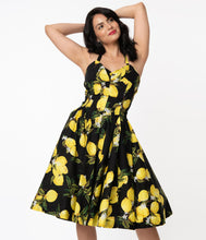 Load image into Gallery viewer, Lemon Orchard Swing Dress