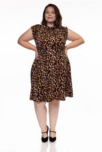 Load image into Gallery viewer, Leopard Bombshell Dress