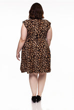 Load image into Gallery viewer, Leopard Bombshell Dress