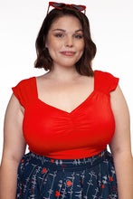 Load image into Gallery viewer, Red Isabel Top