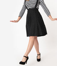 Load image into Gallery viewer, Ruth Crossbones Suspender Skirt