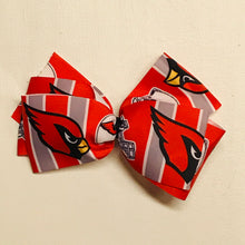 Load image into Gallery viewer, Arizona Cardinals Xtra Large Hand Made Hair Bow