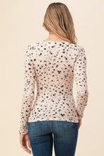 Load image into Gallery viewer, Blush Ditsy Flower Thermal Long Sleeve Top
